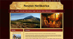 Desktop Screenshot of herlikovicepenzion.cz